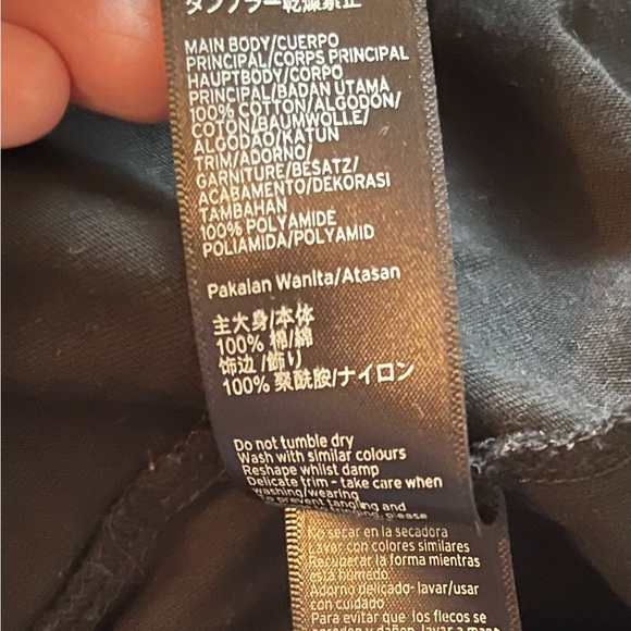 Topshop Black Tassel T-Shirt Size 8 - Picture 9 of 12